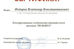 Сертификат 1