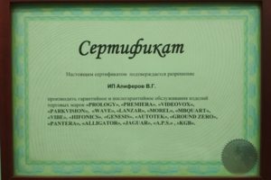 Обслуживаемые изделия по гарантии