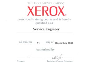 Повышение квалификации сотрудника по ремонту оргтехники