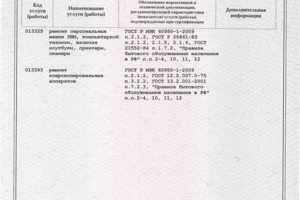 Сертификат соответствия на "Ремонт и техническое обслуживание те