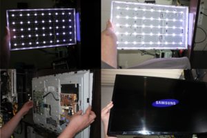 Ремонт подсветки матрицы в телевизорах и мониторах