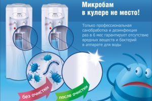 Чистка и санобработка кулеров для воды