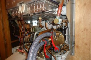 Приспособление для промывки отопительных систем.