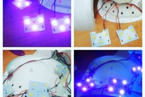 Замена светодиодов на лампах Lianail и Sunone в Ульяновске