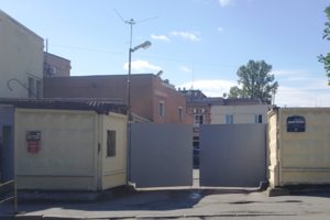 въезд на территорию Сервисного Центра (свободный)