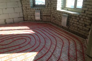 Монтаж теплого пола и радиаторов