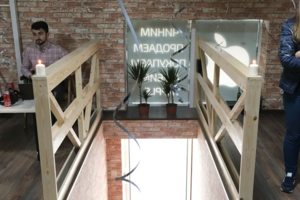 Зал ожидания в сервисном центре