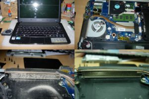 Чистка системы охлаждения и замена термопасты ноутбука Samsung