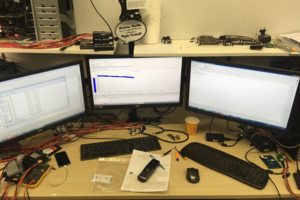 Одно из рабочих мест.