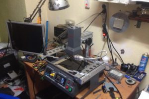 Ребол.Замена чипов(мосты видеочипы)