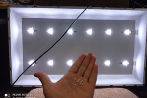 Замена диодов подсветки телевизора LG