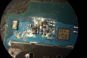 Парсек - окислы на плате