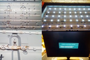 Ремонт подсветки телевизора