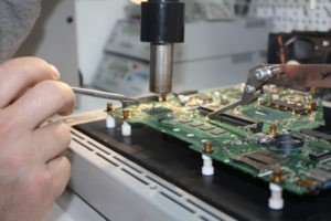 Замена хабов, видеочипов, BGA-микросхем