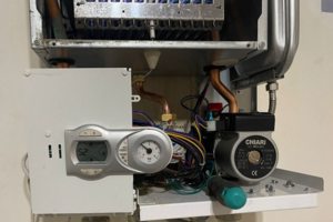 Ремонт электронных плат газового котла на выезде у клиента