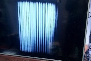 Процесс ремонта матрицы телевизора