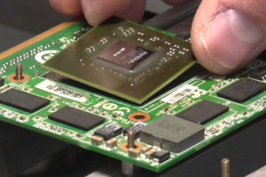 Работа с ноутбуком клиента